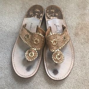 Jack Rogers: Cork and Gold